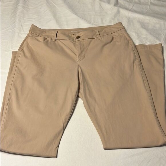 Old Navy Tan Boot-Cut Trousers - Picture 1 of 6